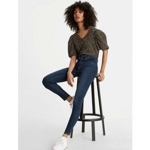 Levi's 721 High Rise Skinny Dark Blue Jeans